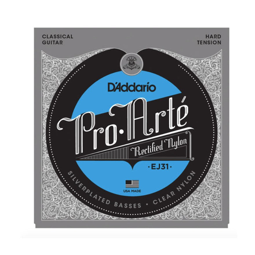D'Addario Pro Arte Guitar Strings Rectified Trebles Hard Tension